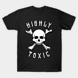 Highly Toxic Skull Crossbones T-Shirt